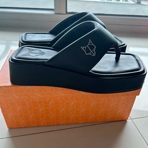 Naked Wolfe Elsie Black Sandals